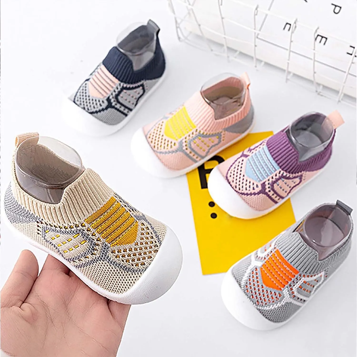 Kids Athletic Shoes Sneakers Toddler Kids Infant Newborn Baby Boys Girls Shoes Breathable Soft Antislip Wearproof