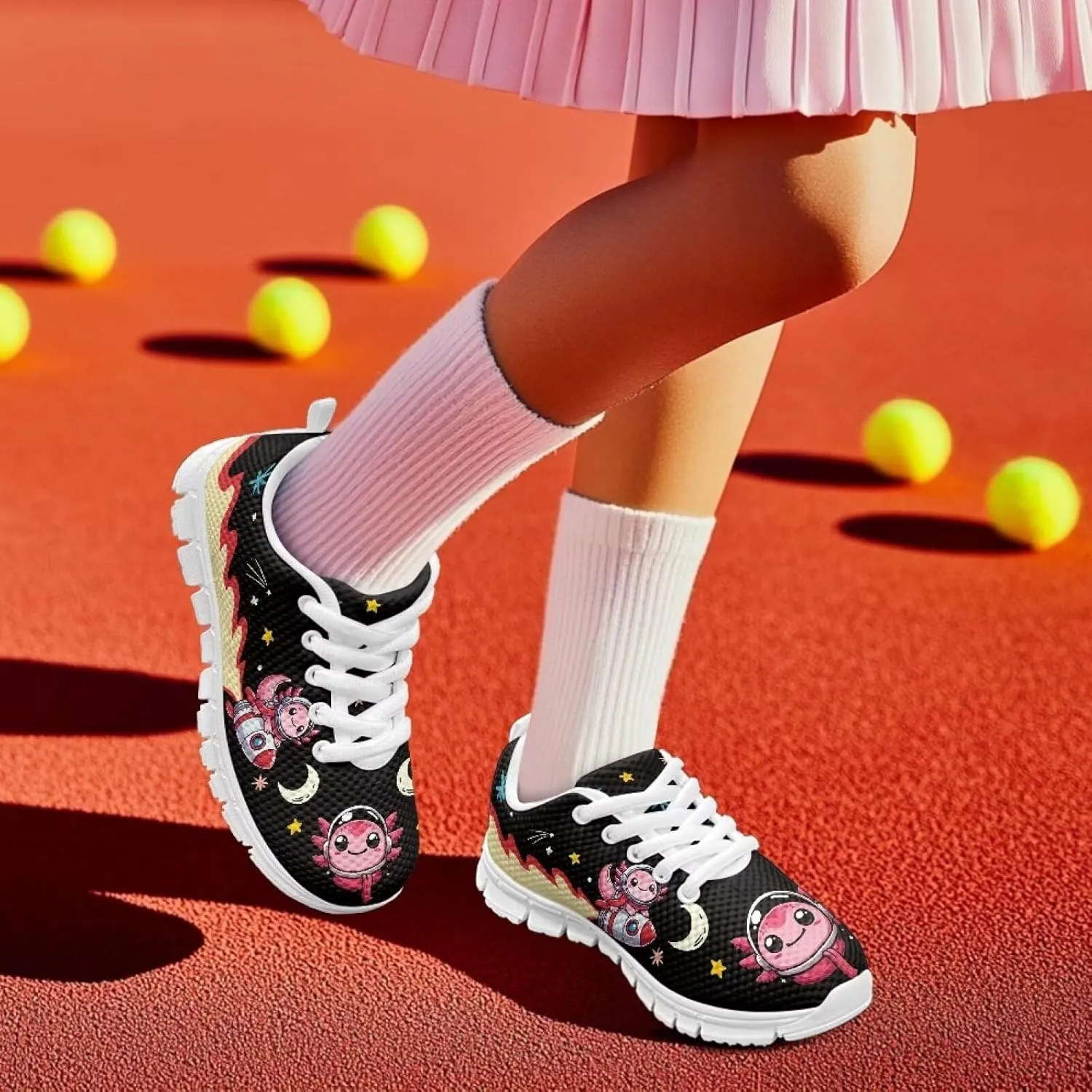 Kids Running Shoes Road Running Shoes Lace Up Tennis Shoes