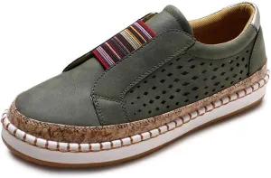 Lausiuoe Sneakers For Women Trendy 2024 Canvas Shoes Low Top Fashion Comfortable Classic Casual Soft Walking Flat Loafers