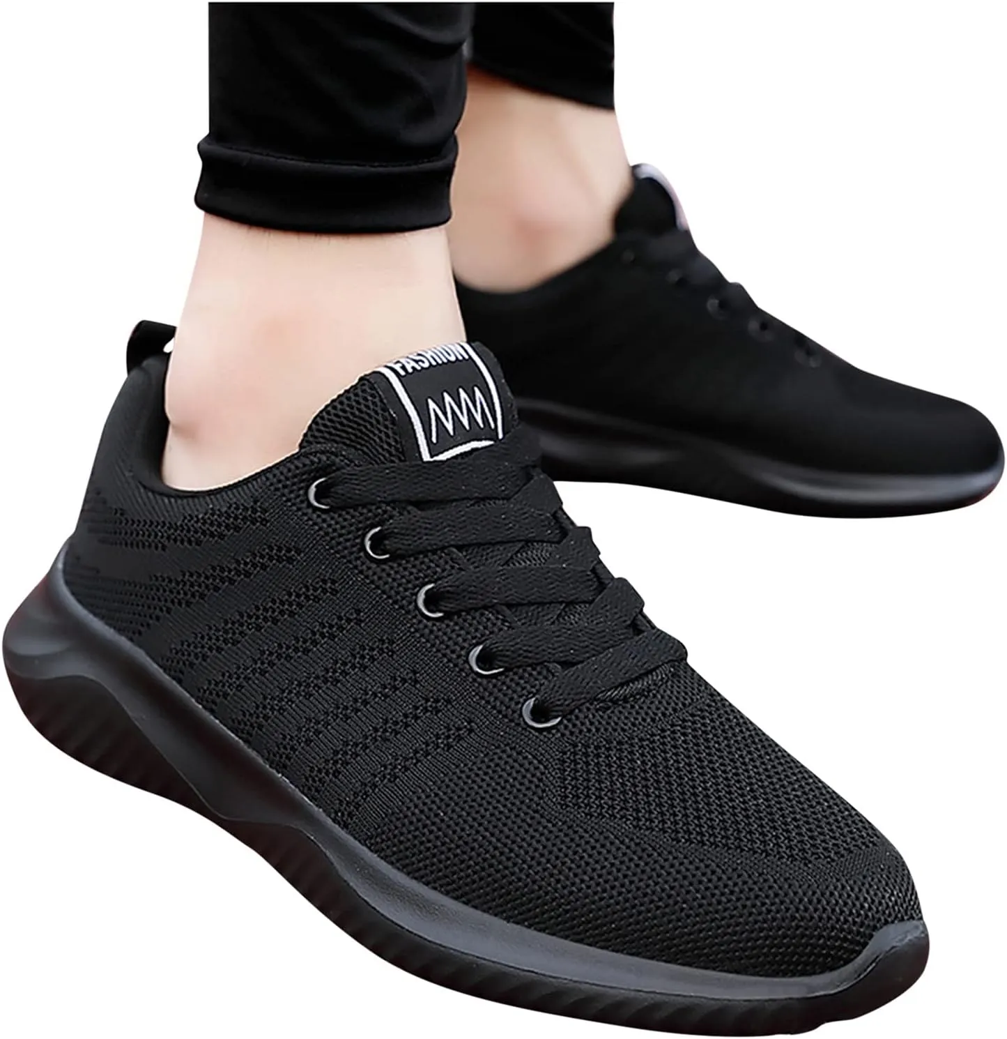 Lightweight Arch Support Sneakers for Men Portable Non Slip Fitness Workout Shoe Men's Comfortable Canvas Shoes