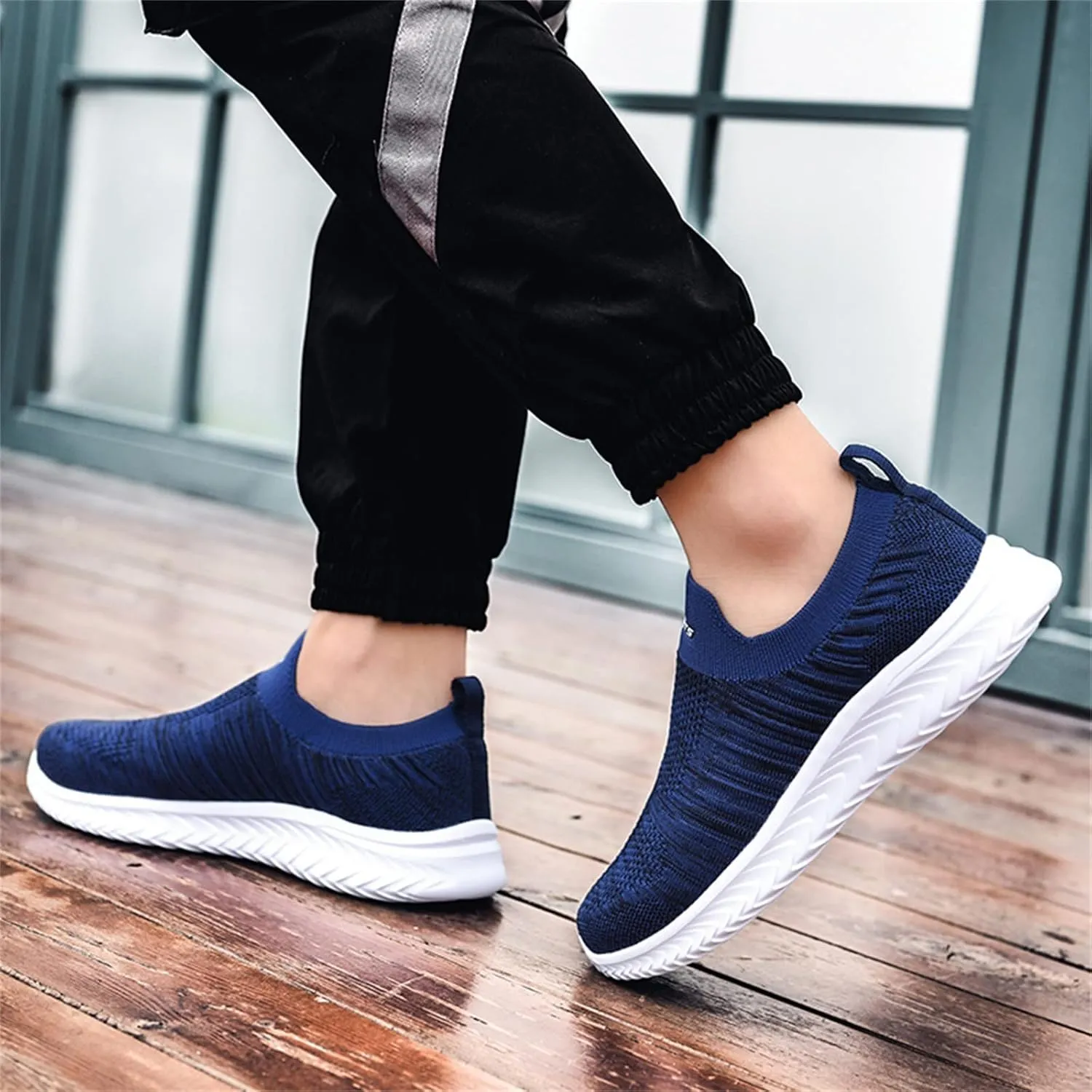 Low-Top Slip Ons Women's Fashion Sneakers Casual Mens Dress Shoes Lightweight Casual Shoes Trendy Chunky Sneakers Black Tennis Shoe Loafers Shoe
