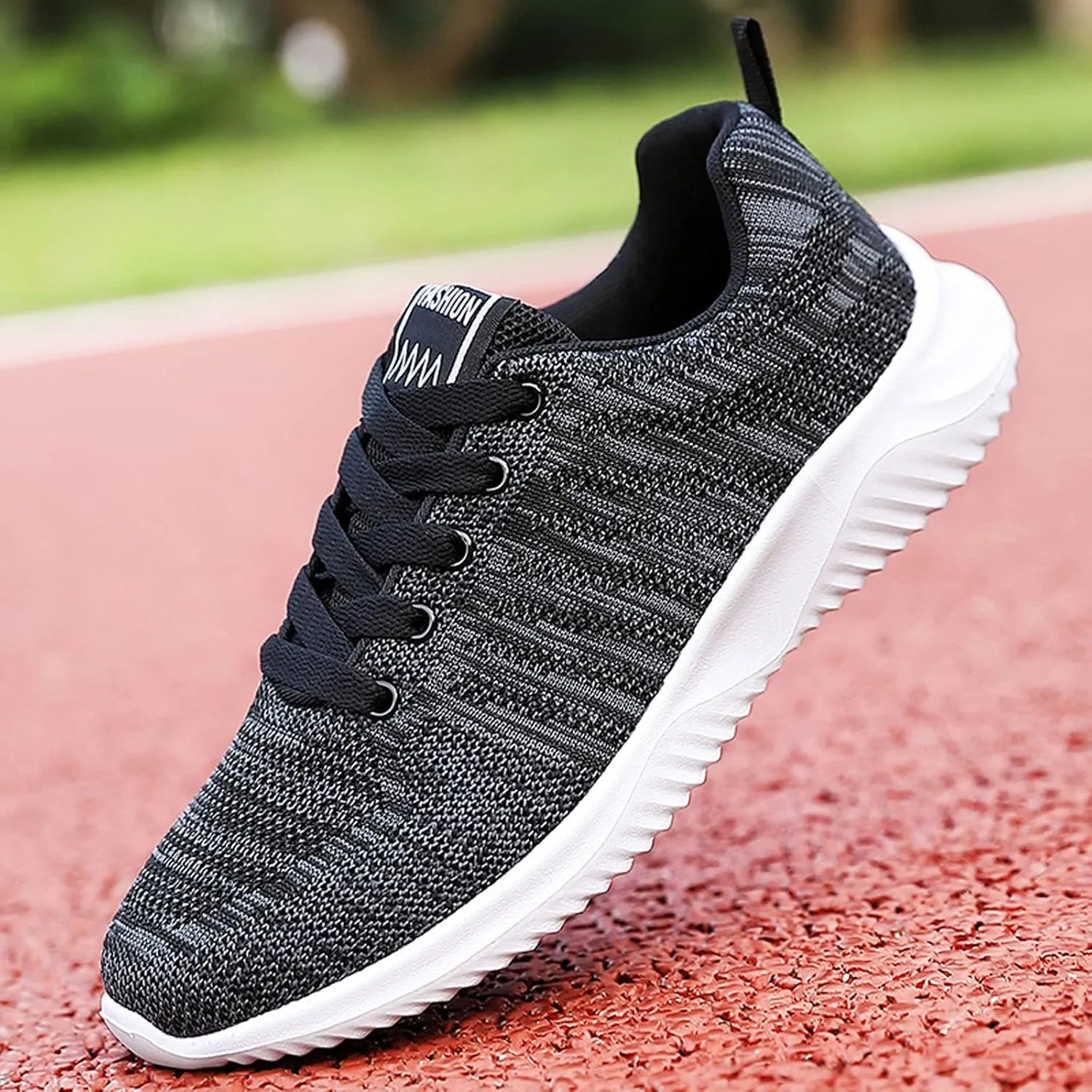 Men Soft Mesh Bottom Sport Fashion Shoes Breathable Lace-Up Casual Men's Sneaker Socks Low Cut Shoes