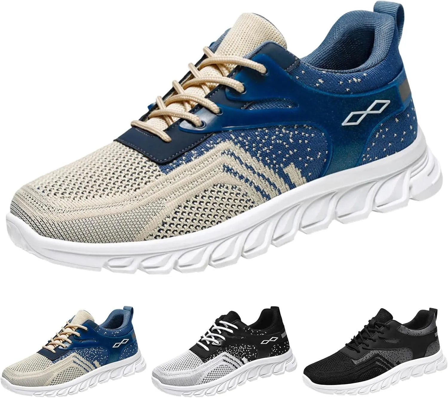 Men Sports Shoes Fashionable New Pattern Simple Color Matching Flat Bottom Comfortable Sneaker Shoes for Men