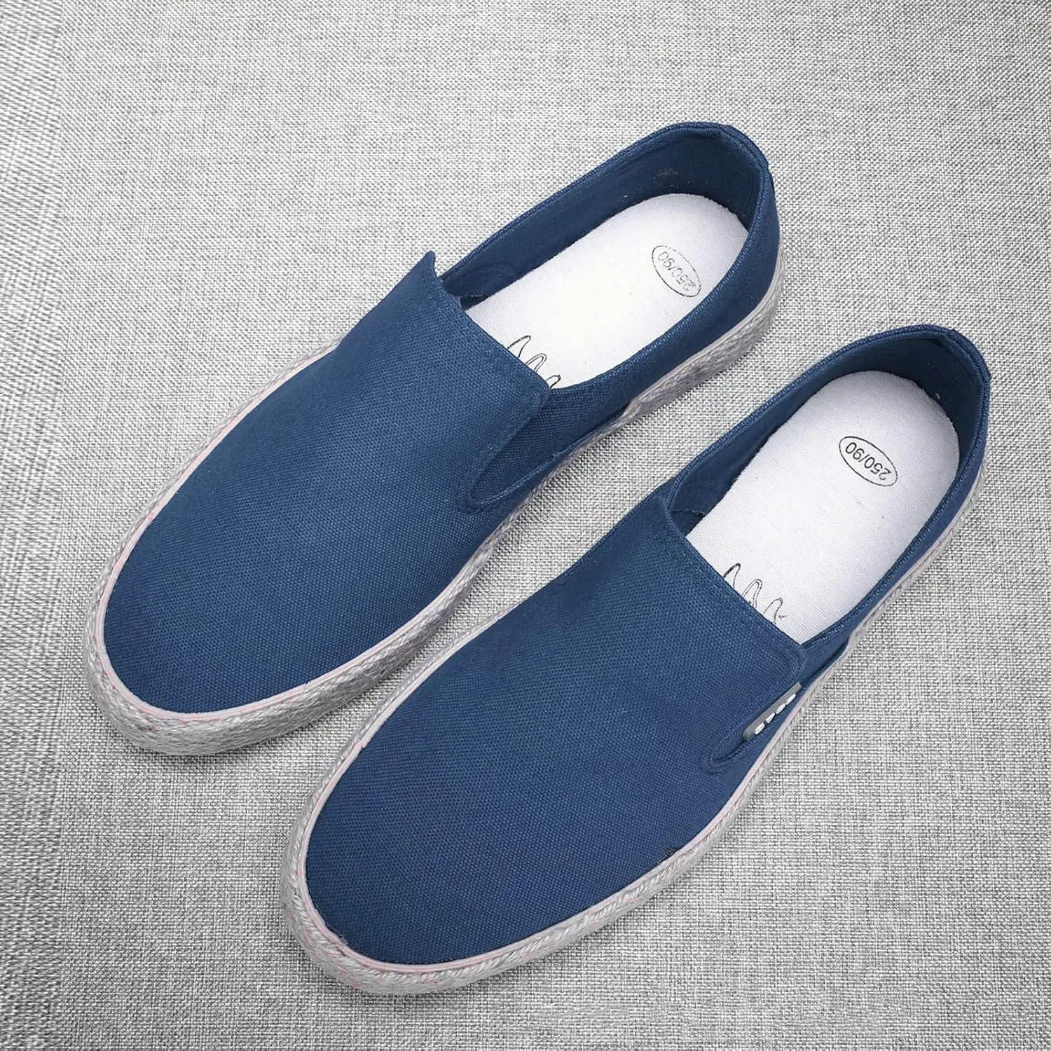 Men's Breathable Solid Color Korean Version Trendy Casual Comfortable Lightweight Linen Mens Sneaker Socks