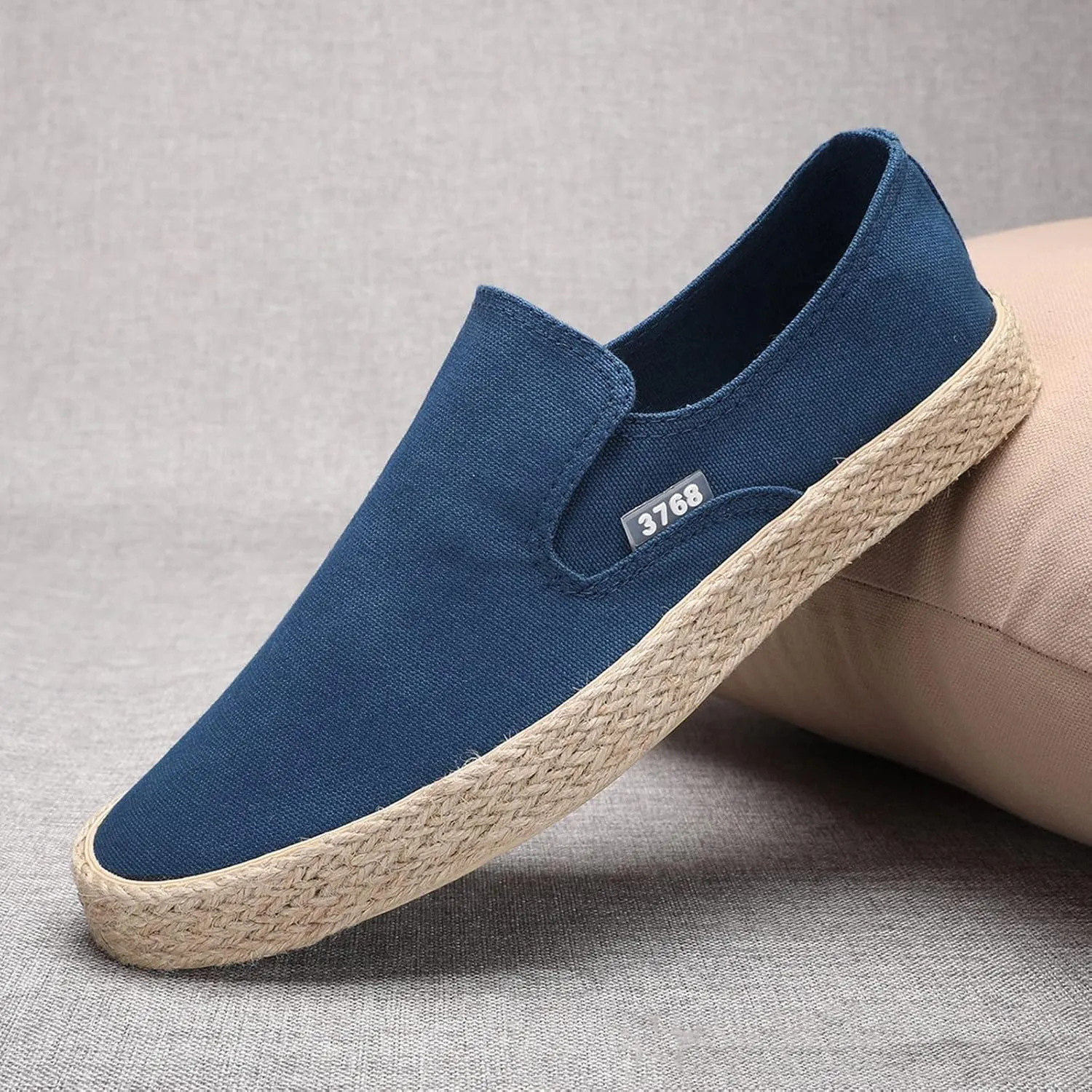 Men's Breathable Solid Color Korean Version Trendy Casual Comfortable Lightweight Linen Mens Sneaker Socks