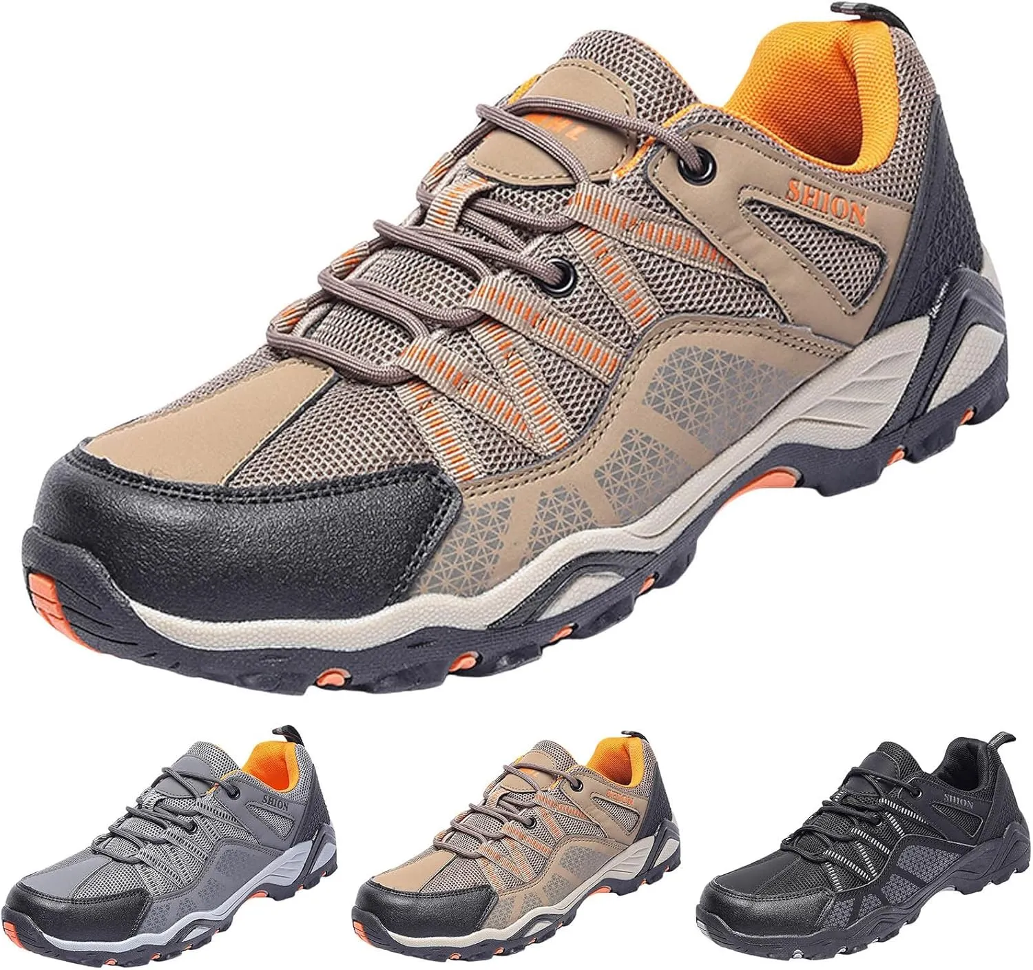 Men's Breathable Stretch Workout Shoes Lace Up Comfortable Light-Weight Shoe Men's Stylish Lightweight Sneakers