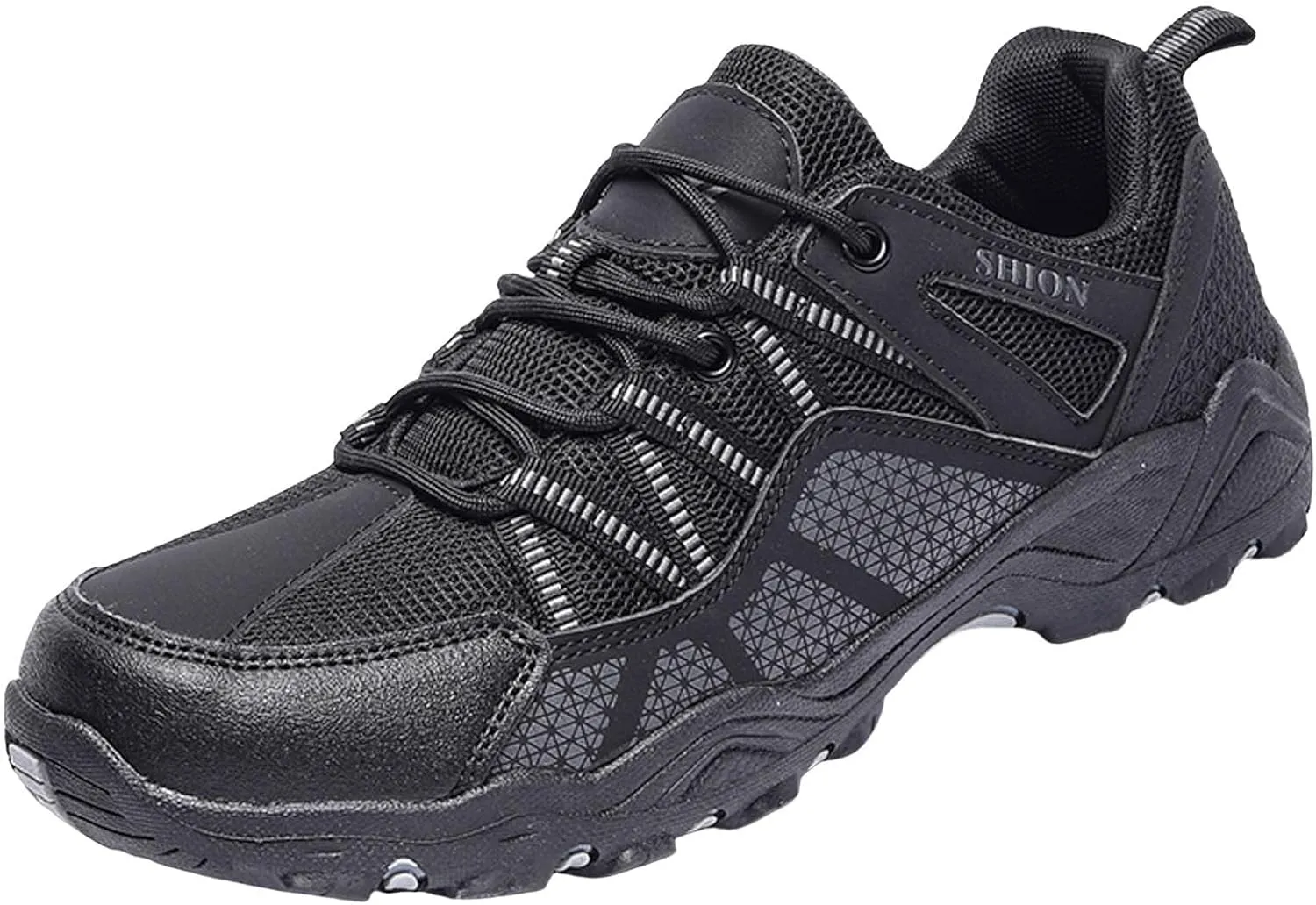 Men's Breathable Stretch Workout Shoes Lace Up Comfortable Light-Weight Shoe Men's Stylish Lightweight Sneakers