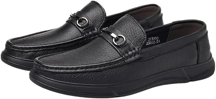Men's Casual Dress Oxford Shoes Business Office Loafers Casual Non Slip Round Toe Walking Oxfords Shoes for Daily Driving Travelling