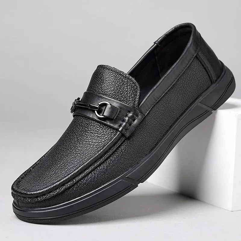 Men's Casual Dress Oxford Shoes Business Office Loafers Casual Non Slip Round Toe Walking Oxfords Shoes for Daily Driving Travelling