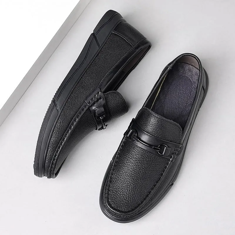 Men's Casual Dress Oxford Shoes Business Office Loafers Casual Non Slip Round Toe Walking Oxfords Shoes for Daily Driving Travelling