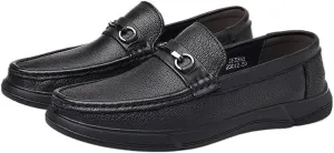 Men's Casual Dress Oxford Shoes Business Office Loafers Casual Non Slip Round Toe Walking Oxfords Shoes for Daily Driving Travelling