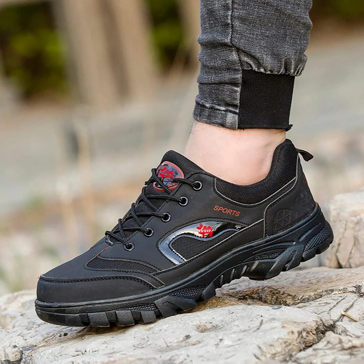 Men's Fashion Sneakers White Mens Shoes Men's Casual Sneakers Mesh Breathable Walking Shoes Mens Walking Shoes