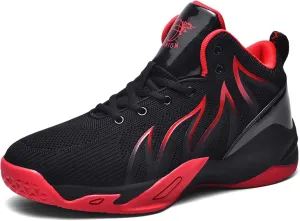 Men's Lightweight Basketball Shoes Fashion Breathable Sneakers Comfortable Anti-Slip Women's Basketball Shoes Anti-Slip Training Running Tennis Shoes Teenagers Street Basketball Sneakers