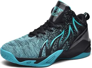 Men's Lightweight Basketball Shoes Fashion Breathable Sneakers Comfortable Anti-Slip Women's Basketball Shoes Anti-Slip Training Running Tennis Shoes Teenagers Street Basketball Sneakers