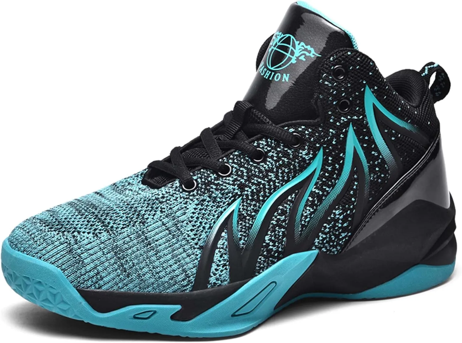 Men's Lightweight Basketball Shoes Fashion Breathable Sneakers Comfortable Anti-Slip Women's Basketball Shoes Anti-Slip Training Running Tennis Shoes Teenagers Street Basketball Sneakers