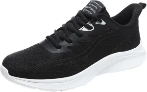 Men's Non Slip Tennis Sneakers Lightweight Breathable Walking Shoe Gym Tennis Arch Support Sports Shoes for Men