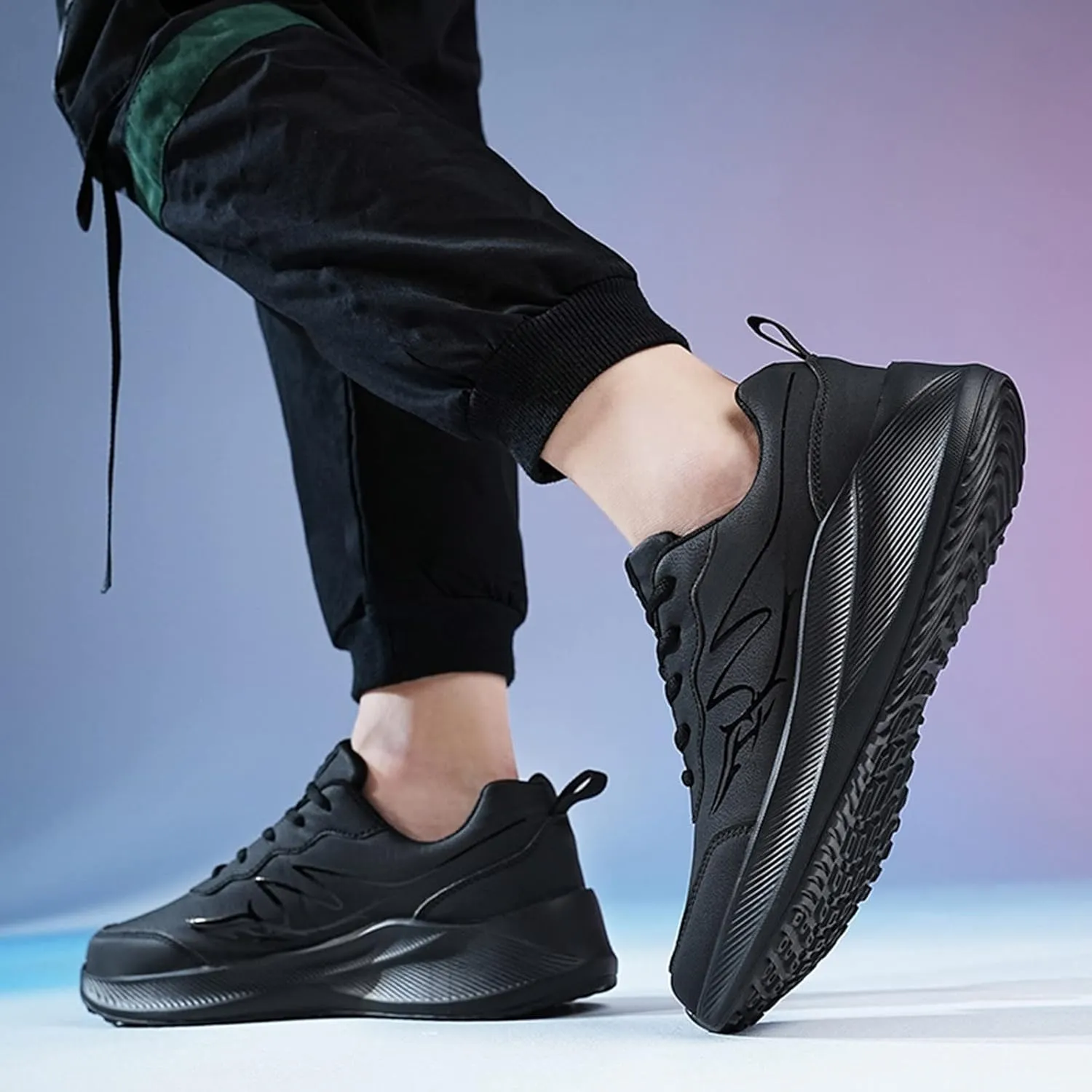 Men's Orthopedic Comfortable Lace Up Shoes Portable Non Slip Fitness Workout Shoe Men's Comfortable Dress Shoes