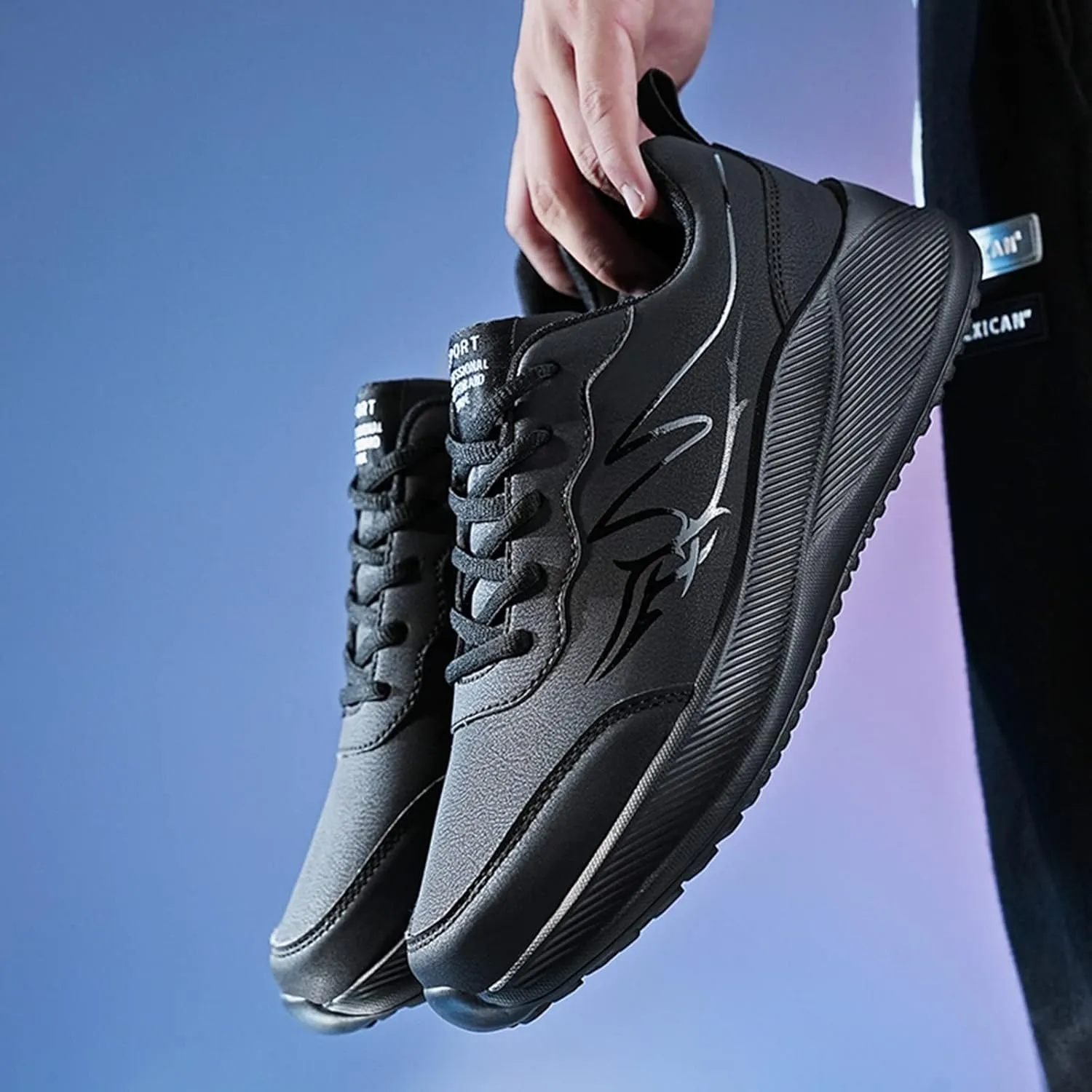 Men's Orthopedic Comfortable Lace Up Shoes Portable Non Slip Fitness Workout Shoe Men's Comfortable Dress Shoes