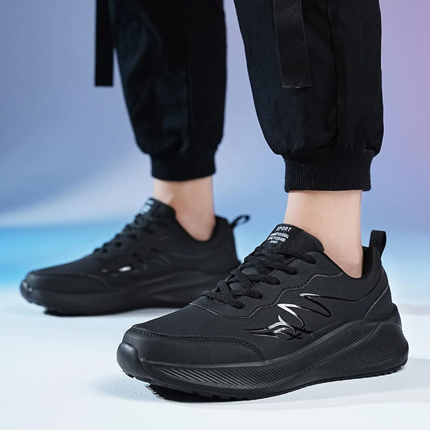 Men's Orthopedic Comfortable Lace Up Shoes Portable Non Slip Fitness Workout Shoe Men's Comfortable Dress Shoes
