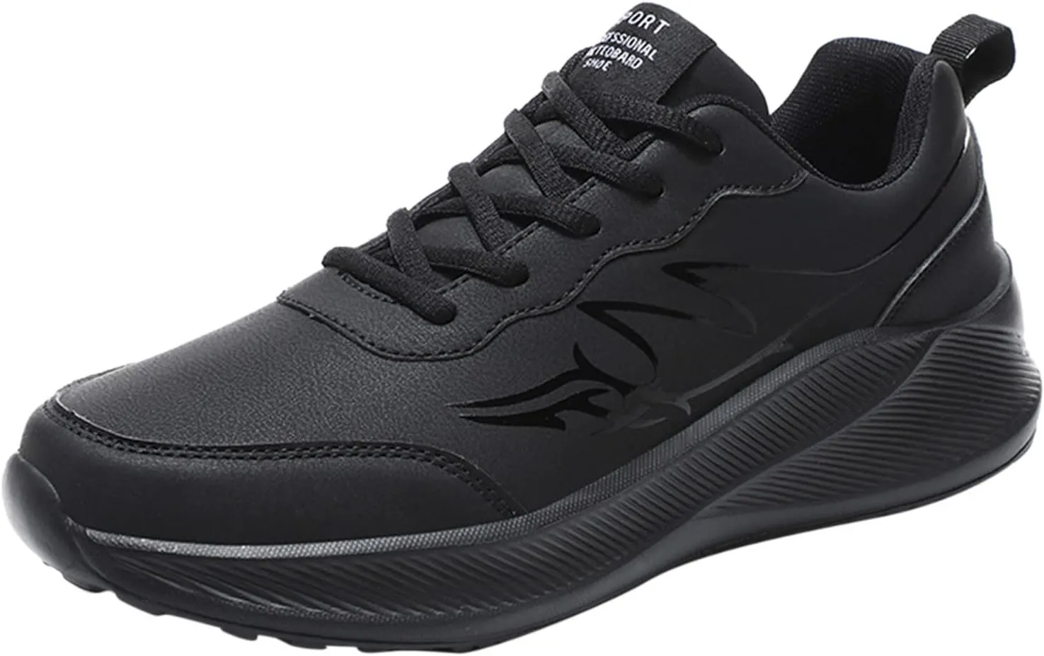 Men's Orthopedic Comfortable Lace Up Shoes Portable Non Slip Fitness Workout Shoe Men's Comfortable Dress Shoes