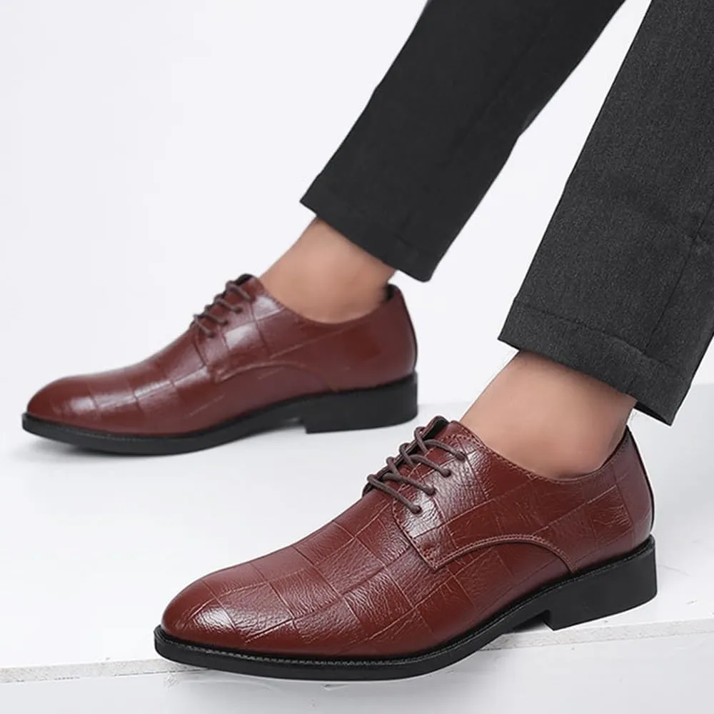 Mens Oxfords Shoes Slip-ons Lightweight Comfortable Loafers Business Casual Patent Leather Formal Dress Shoes