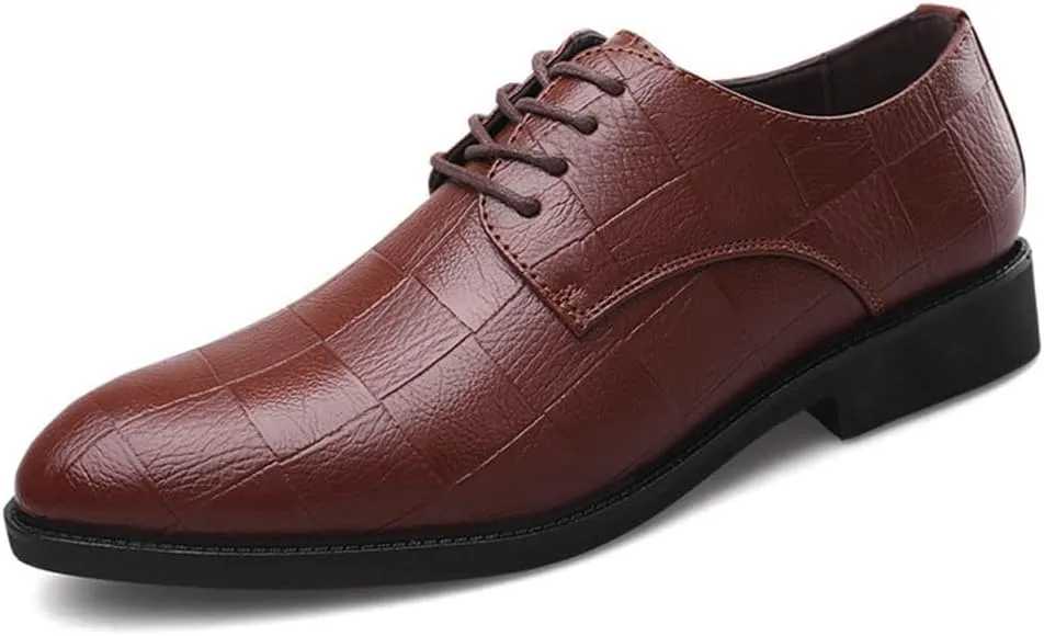 Mens Oxfords Shoes Slip-ons Lightweight Comfortable Loafers Business Casual Patent Leather Formal Dress Shoes