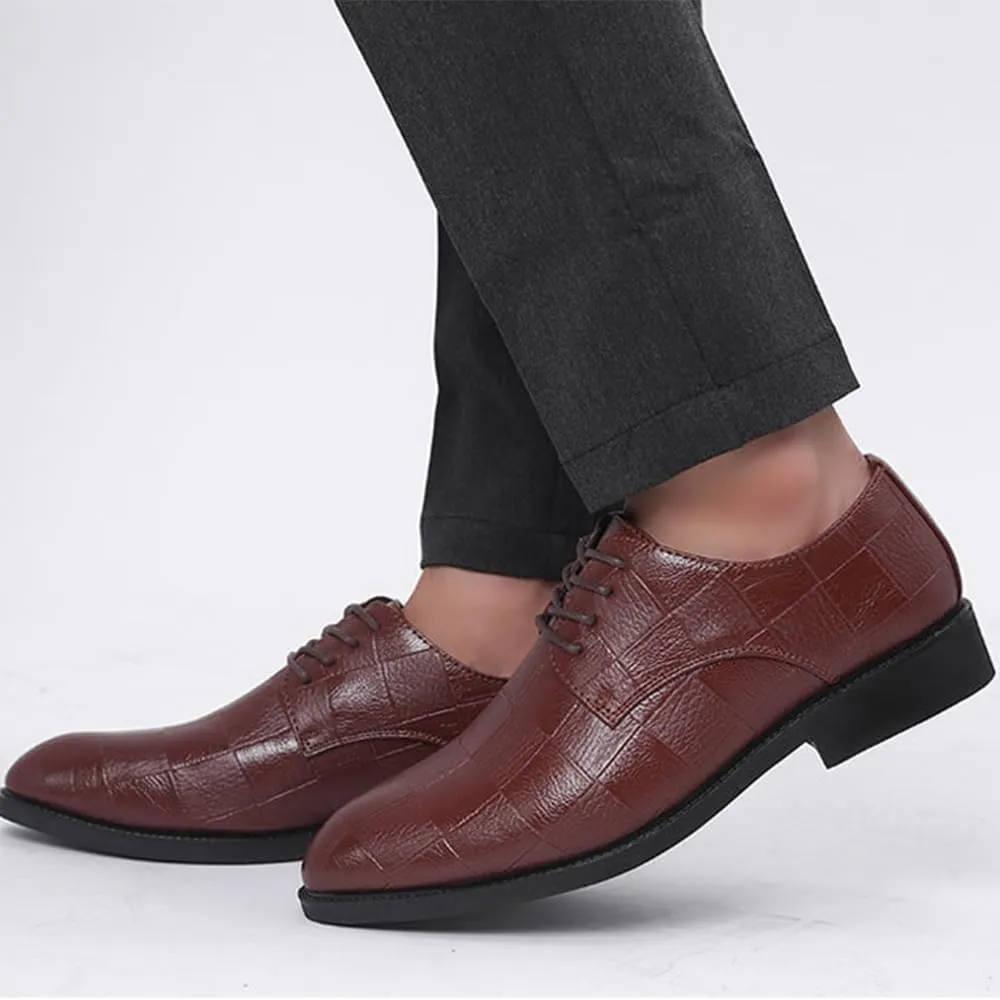 Mens Oxfords Shoes Slip-ons Lightweight Comfortable Loafers Business Casual Patent Leather Formal Dress Shoes
