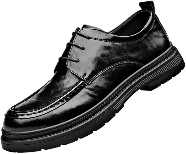 Men's Patent Leather Business Oxford Shoes for Driving Walking Wedding Outdoor Indoor Size Fashion Comfort Luxury Soft