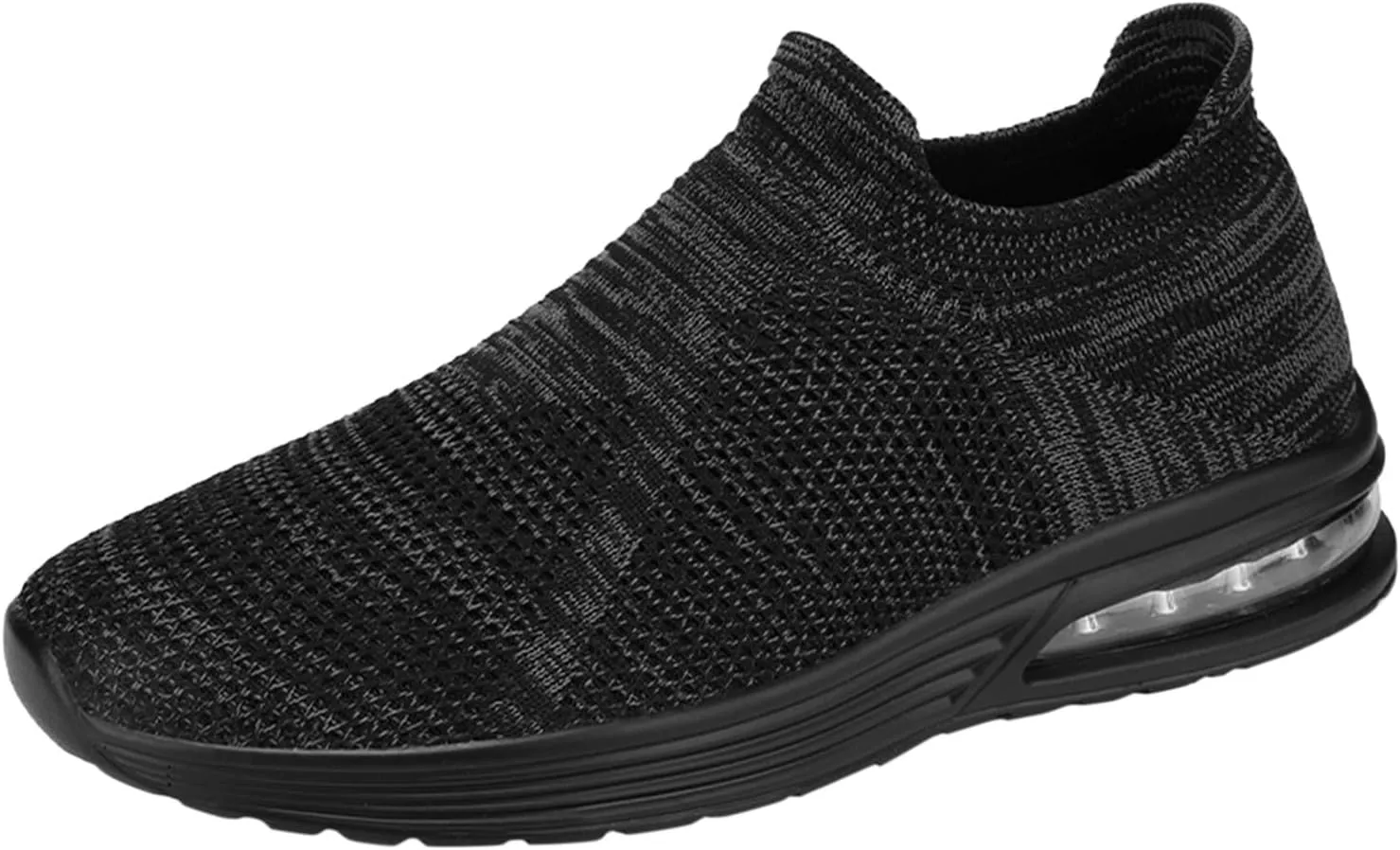 Men's Recovery Sneaker Comfortable Air Cushion Sole Sneaker Casual Breathable Slip On Shoes Arch Support Shoes
