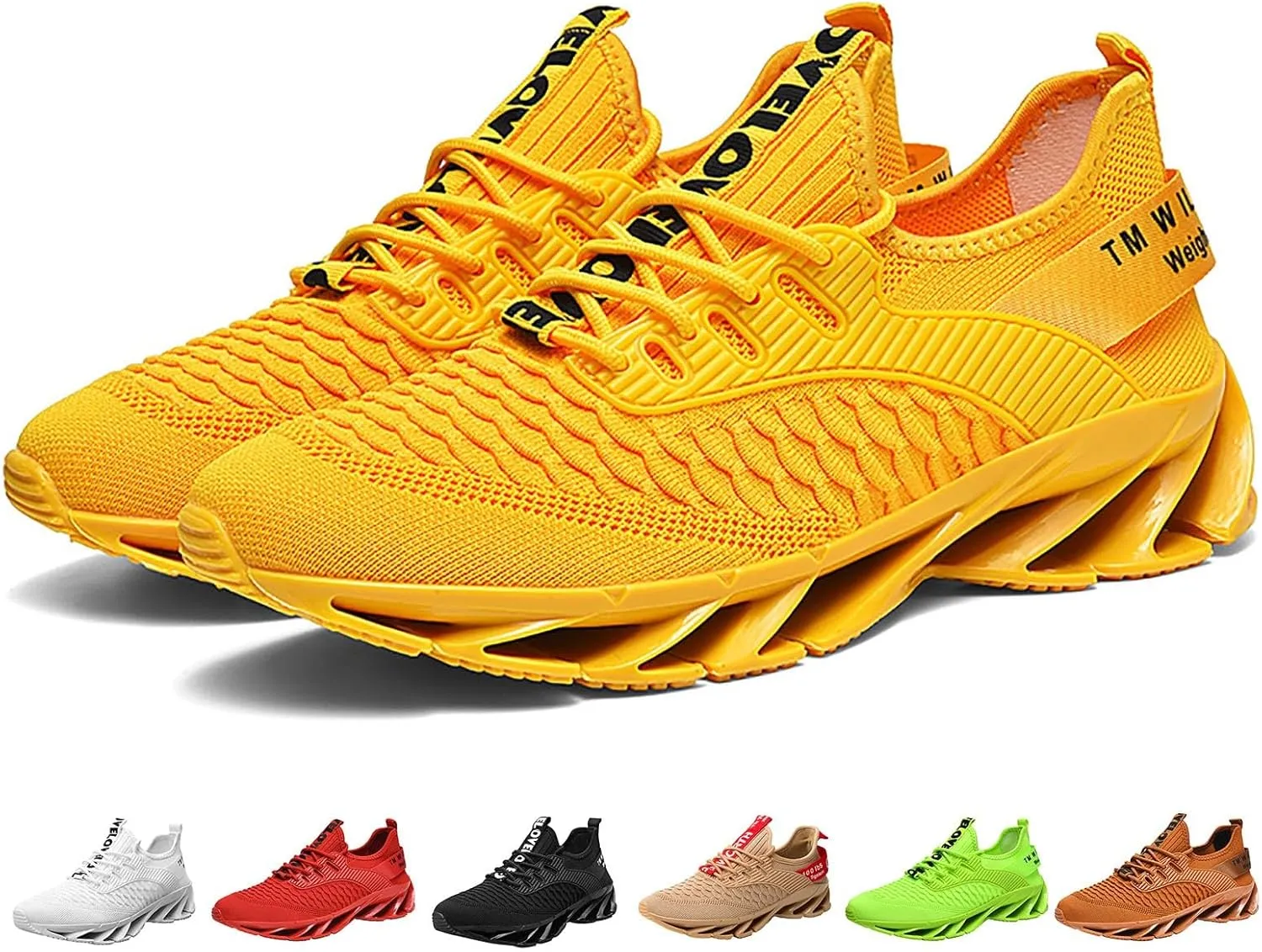 Mens Slip On Sneakers Height Boosting Shoes for Men Walking Shoes Non Slip Breathable Knit On Sneakers
