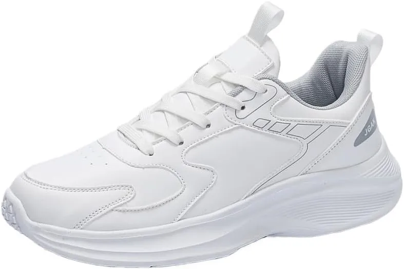 Mens Trainers Running Walking Mesh Slip On Shoes Lightweight Comfortable Badminton Gym Tennis Sneakers Non-Slip Sole
