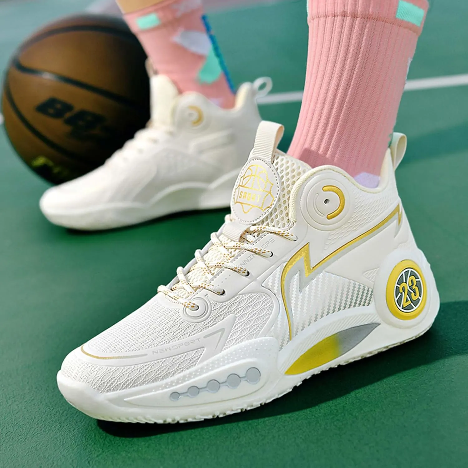 Men's Women's Basketball Shoes Anti-Slip Professional Training Running Sneakers Outdoor Casual Walking Tennis Shoes