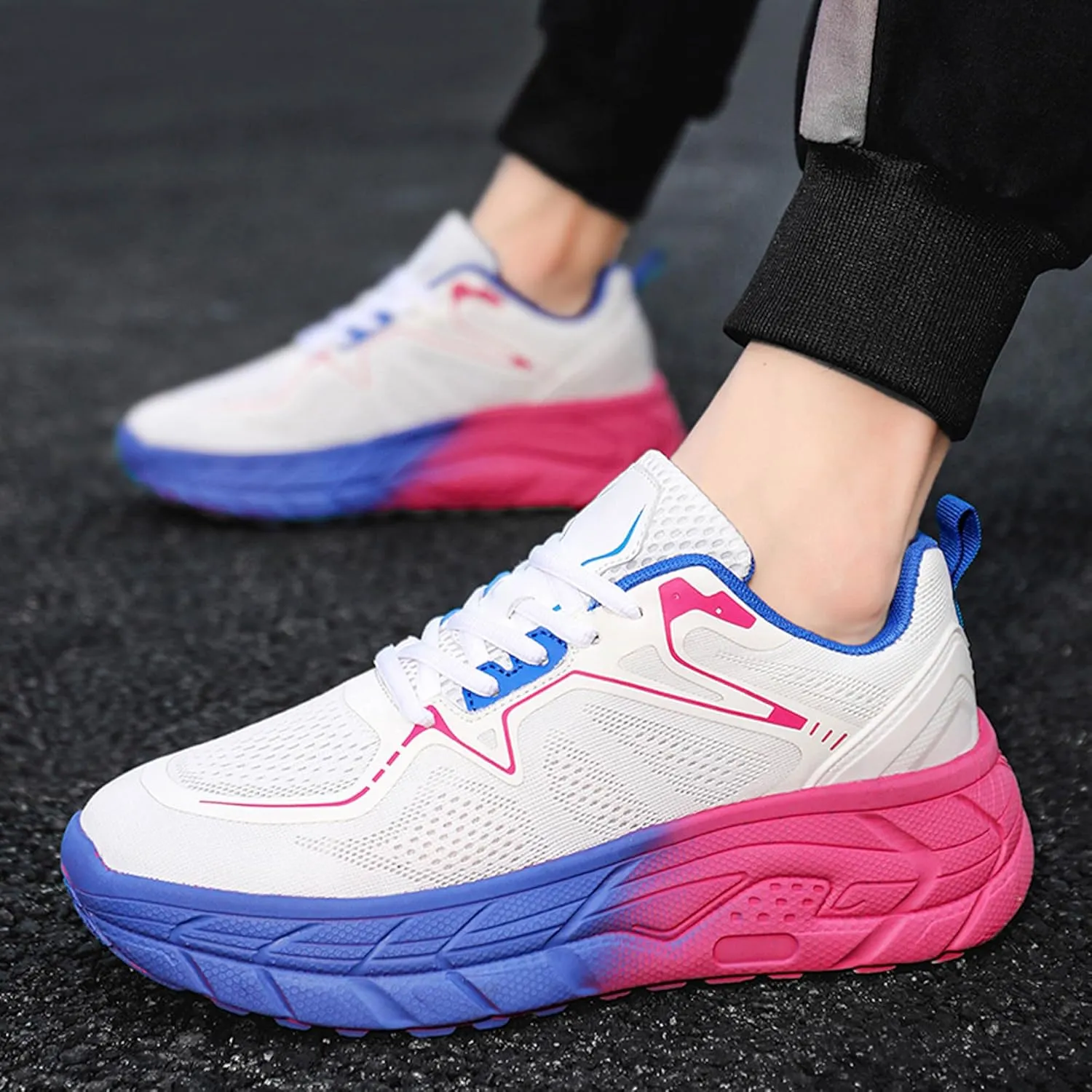 Men's Women's High Top Graffiti Anti Slip Arch Support Casual Sports Basketball Shoes, Men's Breathable Fitness Cushioning Training Running Shoes