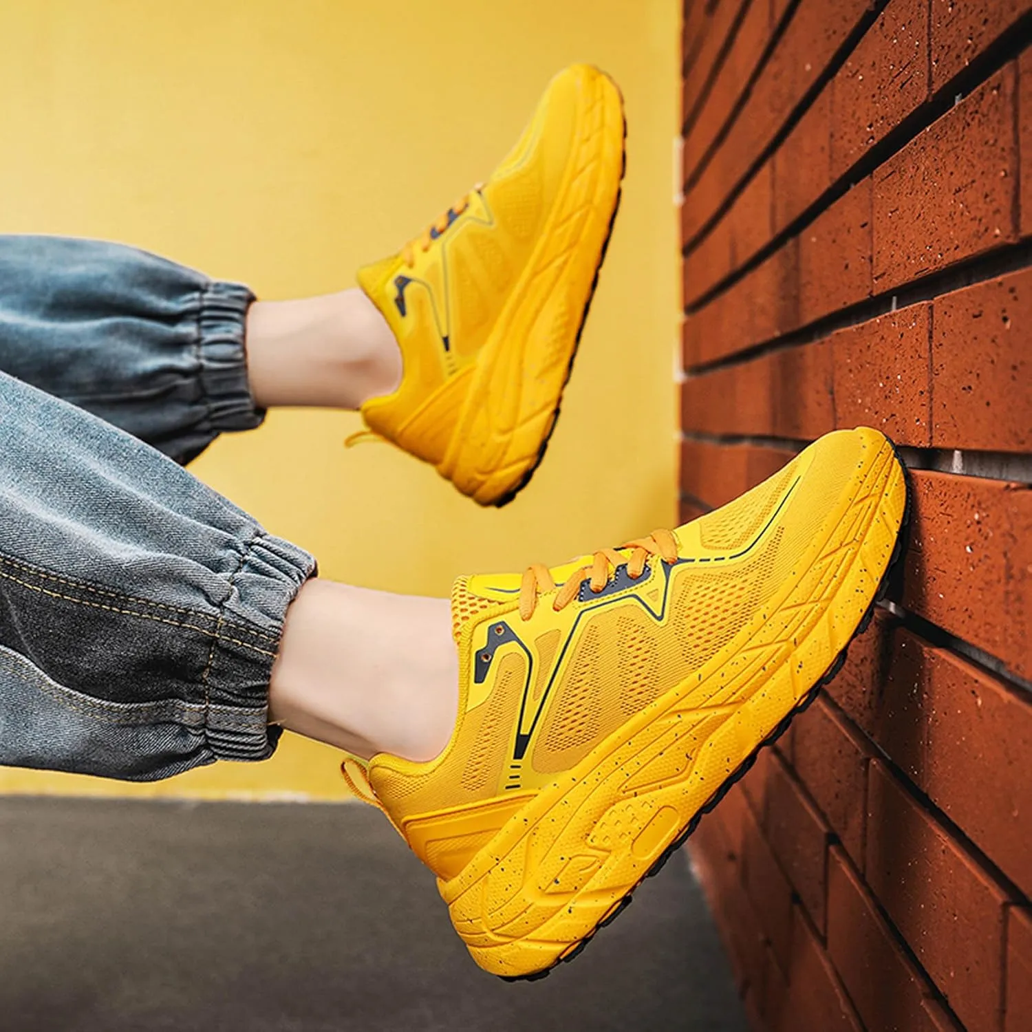 Men's Women's High Top Graffiti Anti Slip Arch Support Casual Sports Basketball Shoes, Men's Breathable Fitness Cushioning Training Running Shoes