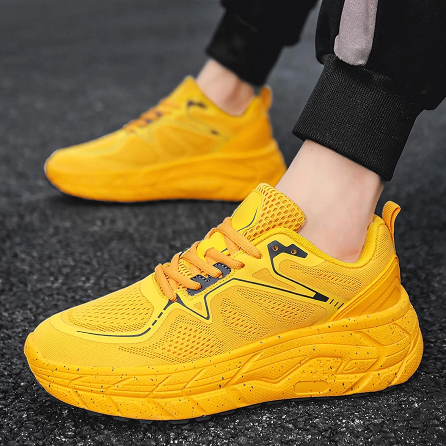 Men's Women's High Top Graffiti Anti Slip Arch Support Casual Sports Basketball Shoes, Men's Breathable Fitness Cushioning Training Running Shoes