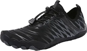 Mens Womens Water Shoes Non Slip Quick-Dry,Aqua Shoes Barefoot for Beach Surf Hiking Pool Water Sports Couple Summer Hiking Gym Fitness Lghtweight Breathable Sneakers Indoor Comfy Thick Shoe