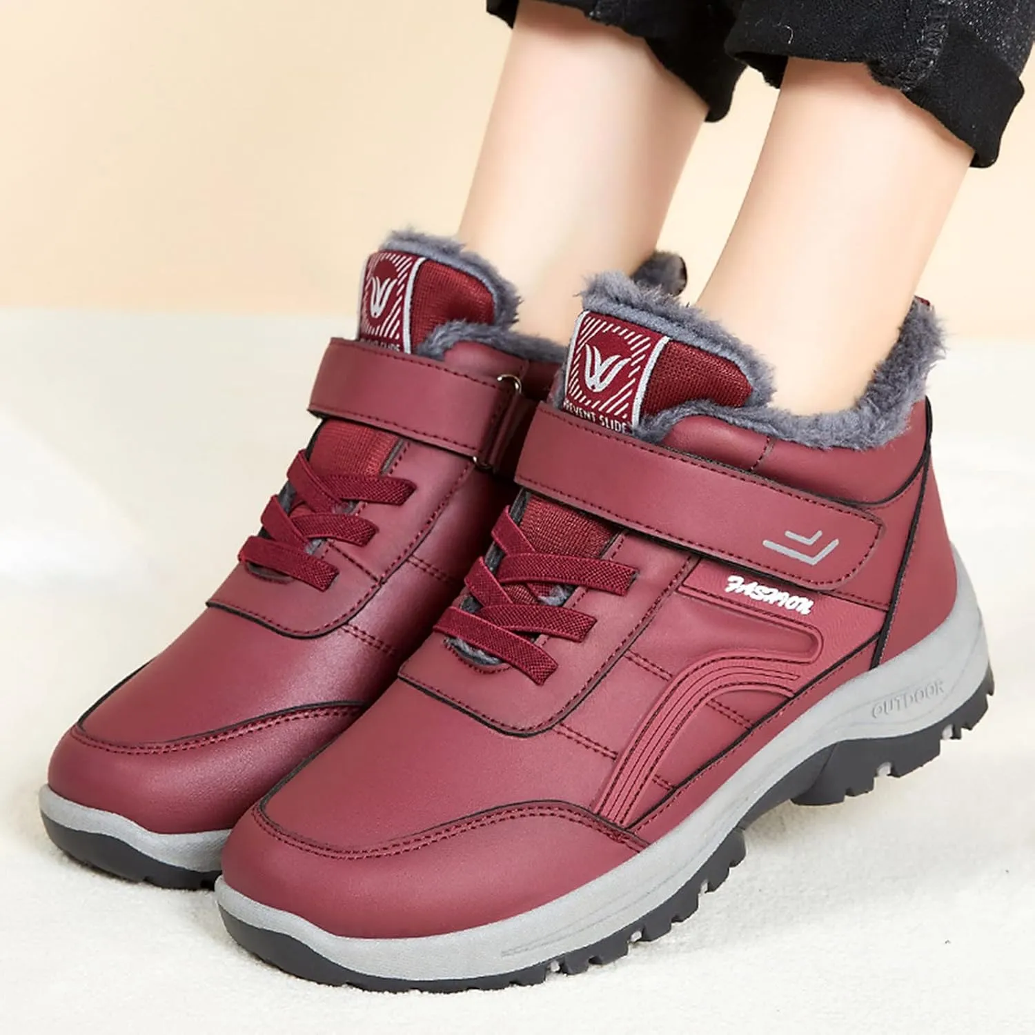 Men's Work Boots Steel Toe Hiking Sneakers Ankle Ladies Working Shoes for Women Composite Toe Winter Outdoor Botas Waterproof Non Slip Hike Grounded Footwear