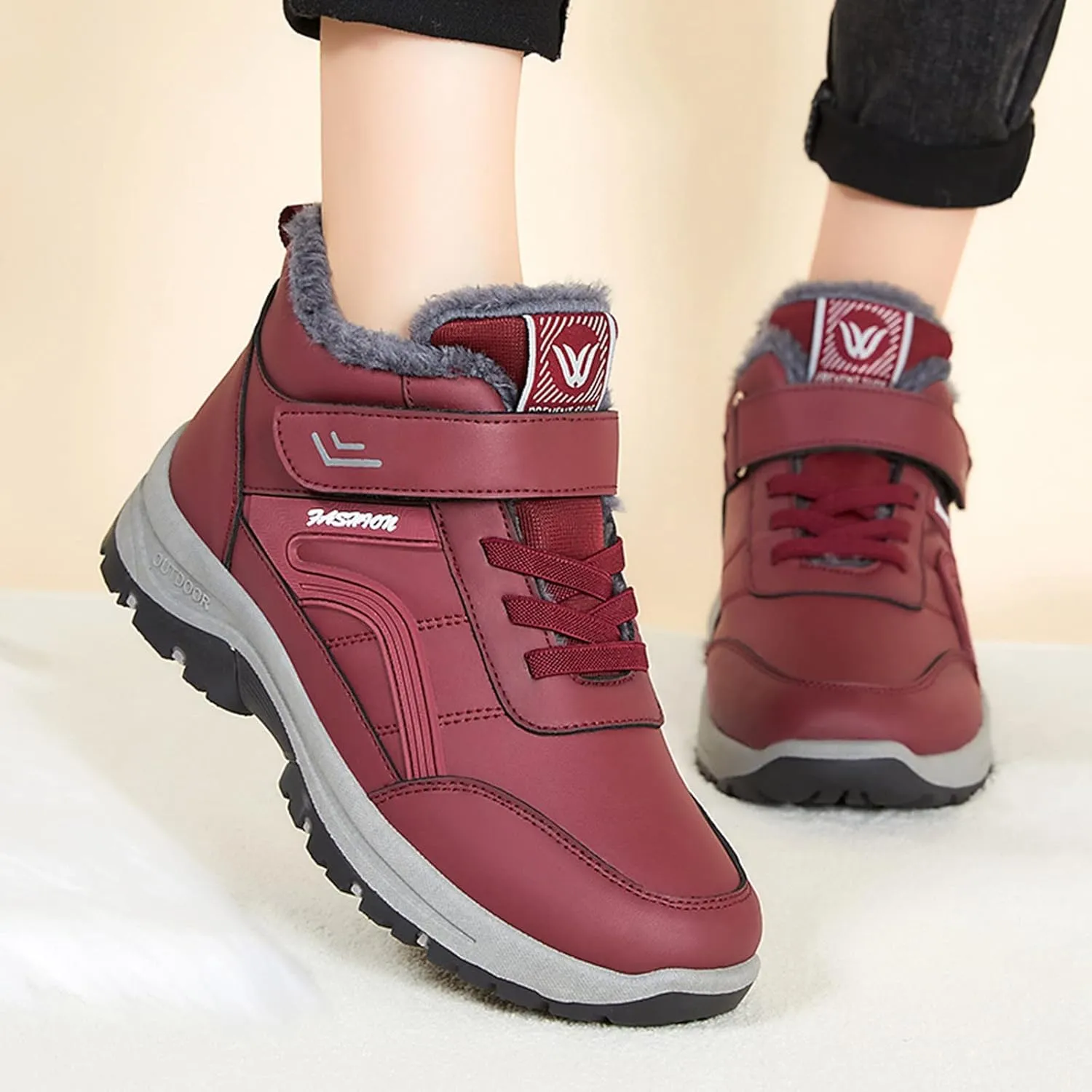 Men's Work Boots Steel Toe Hiking Sneakers Ankle Ladies Working Shoes for Women Composite Toe Winter Outdoor Botas Waterproof Non Slip Hike Grounded Footwear