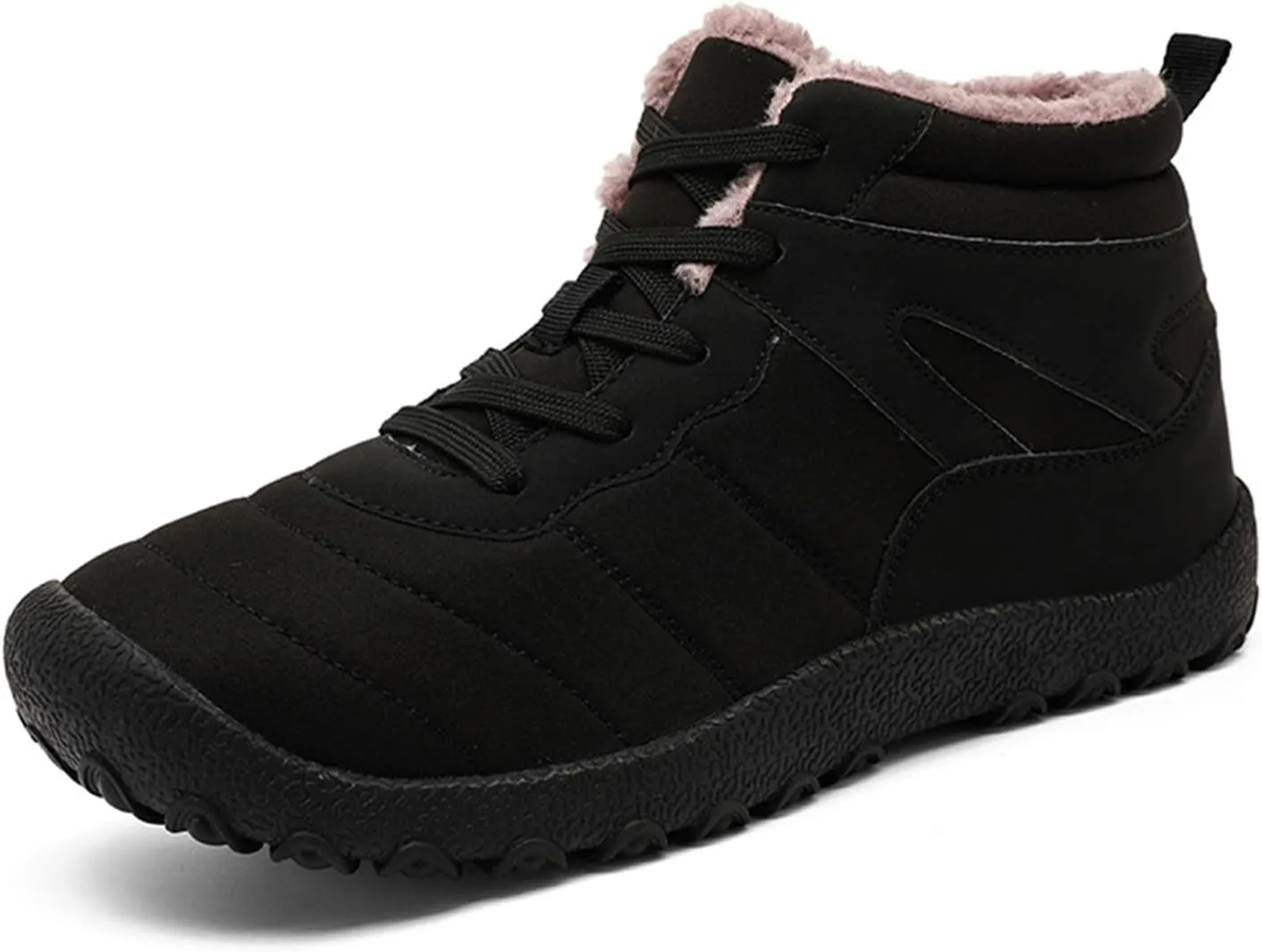 Men's Work Boots with Zipper Hiking Sneakers Shoes with Hook Loop Women Safety Toe Shoes Non-Slip Winter Backpacking Snow Botas Warm Water Hike Grounded Footwear