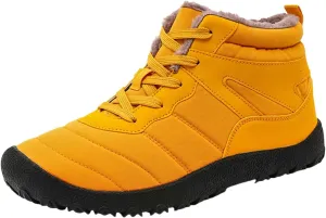 Men's Work Boots with Zipper Hiking Sneakers Shoes with Hook Loop Women Safety Toe Shoes Non-Slip Winter Backpacking Snow Botas Warm Water Hike Grounded Footwear