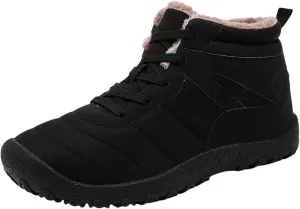 Men's Work Boots with Zipper Hiking Sneakers Shoes with Hook Loop Women Safety Toe Shoes Non-Slip Winter Backpacking Snow Botas Warm Water Hike Grounded Footwear