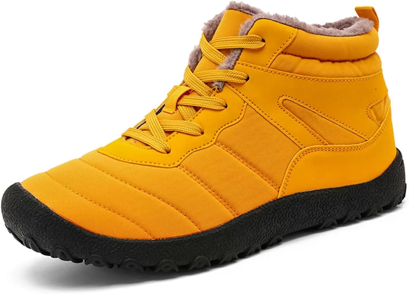 Men's Work Boots with Zipper Hiking Sneakers Shoes with Hook Loop Women Safety Toe Shoes Non-Slip Winter Backpacking Snow Botas Warm Water Hike Grounded Footwear