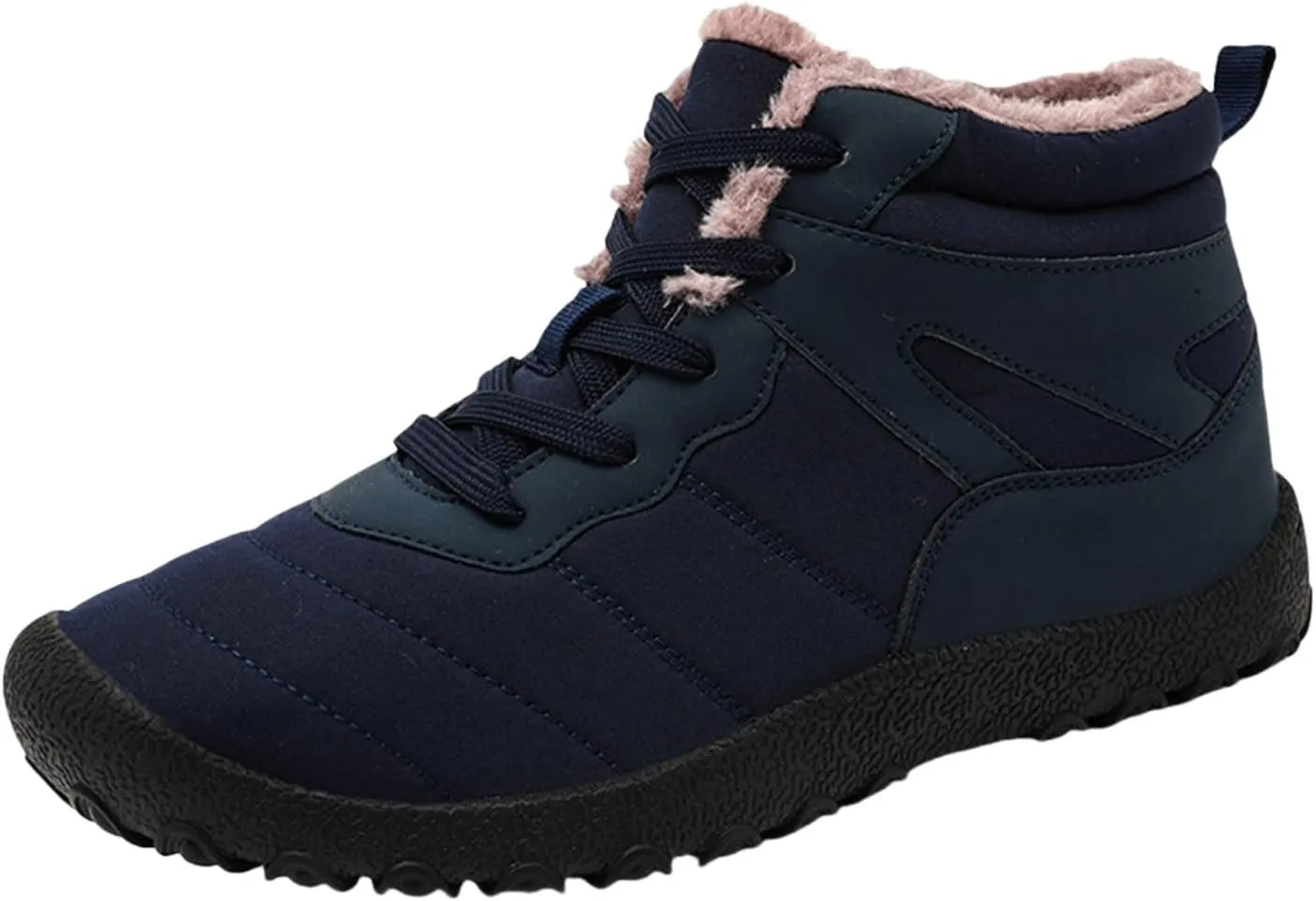 Men's Work Boots with Zipper Hiking Sneakers Shoes with Hook Loop Women Safety Toe Shoes Non-Slip Winter Backpacking Snow Botas Warm Water Hike Grounded Footwear
