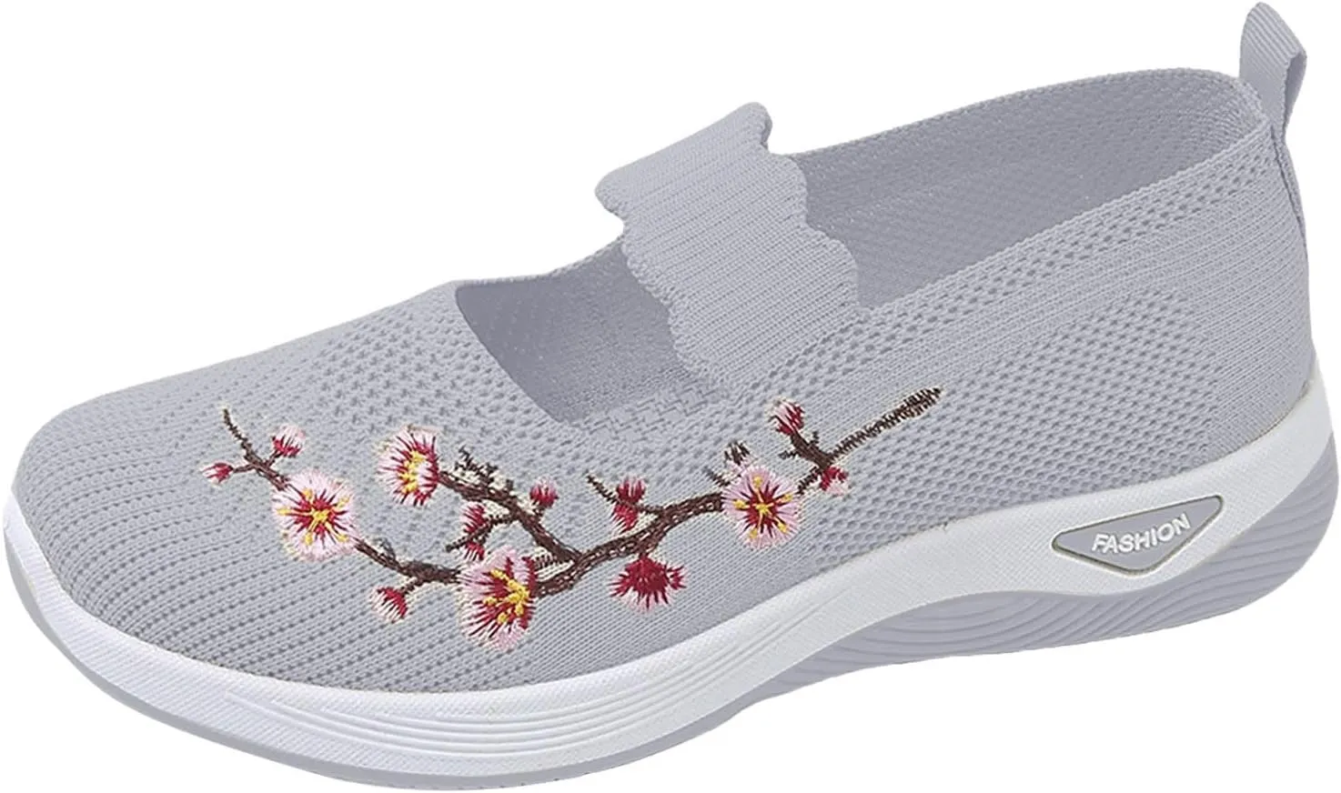 Orthopedic Shoes for Women, Comfortable Wear Orthowear Sneakers Breathable Mesh Casual Footwear Walking Running Sneakers with Arch Support Soft Comfy Cushion ﻿