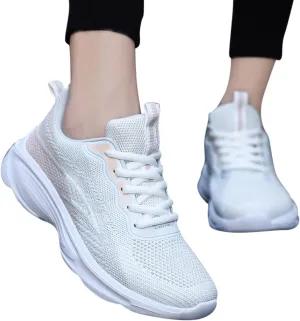 Orthopedic Shoes for Women, Comfortable Wear Orthowear Sneakers Breathable Mesh Casual Footwear Walking Running Sneakers with Arch Support Soft Comfy Cushion
