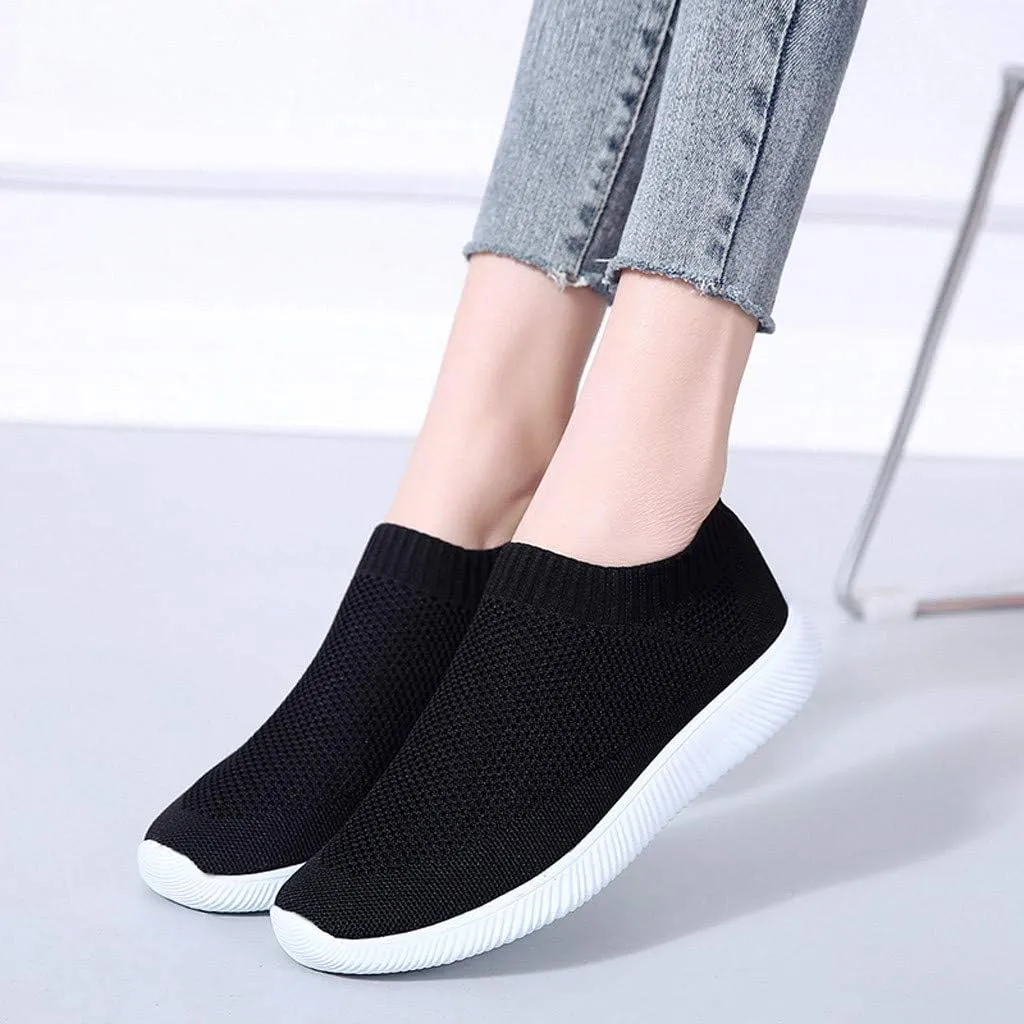 Orthopedic Slip On Shoes for Women Casual Walking Sneakers with Arch Support Comfortable Loafers Plantar Fasciitis Relief Foot Pain Diabetic Swollen Feet