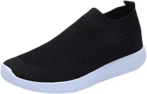 Orthopedic Slip On Shoes for Women Casual Walking Sneakers with Arch Support Comfortable Loafers Plantar Fasciitis Relief Foot Pain Diabetic Swollen Feet