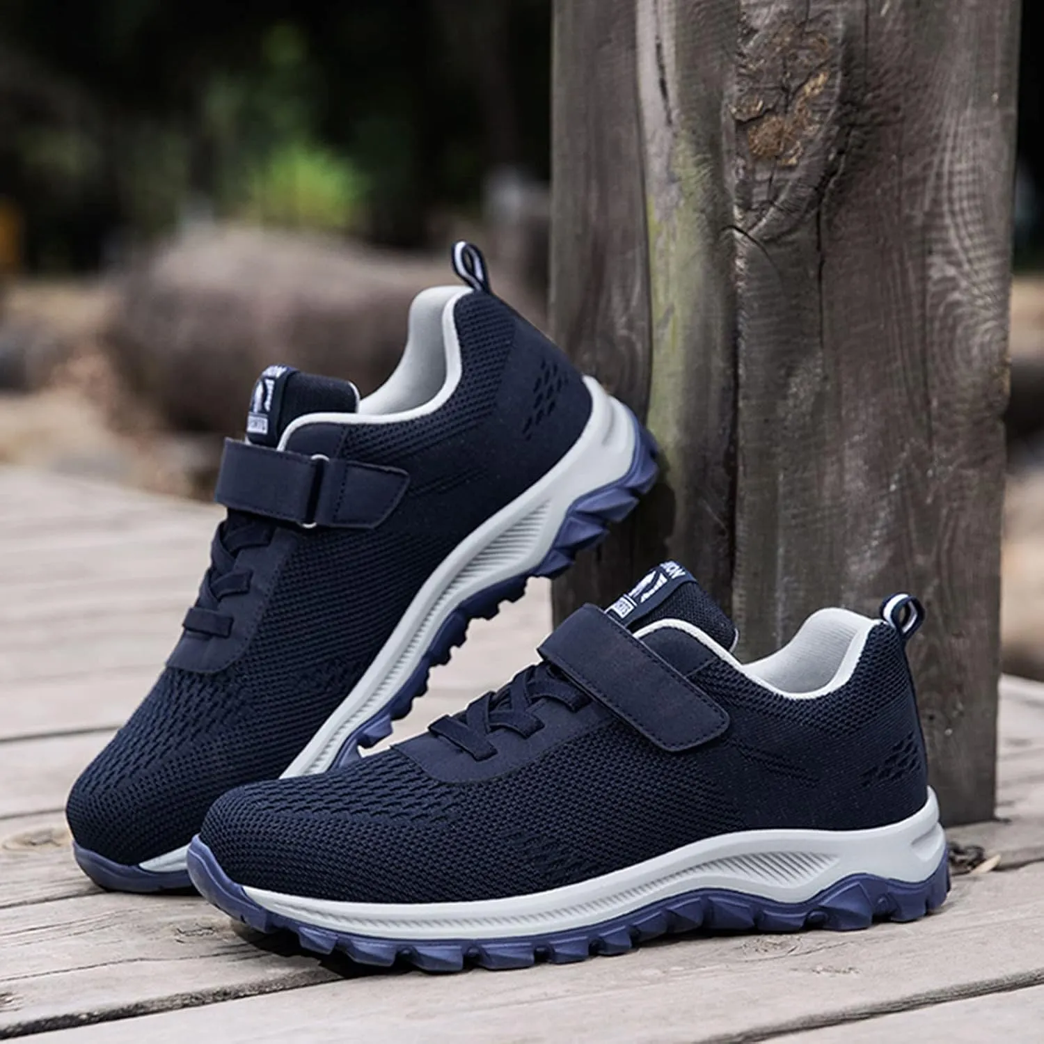 Outdoor Jogging Sneakers for Men Lightweight Sport Gym Jogging Walking Sneaker Breathable Lace Up Shoes for Men