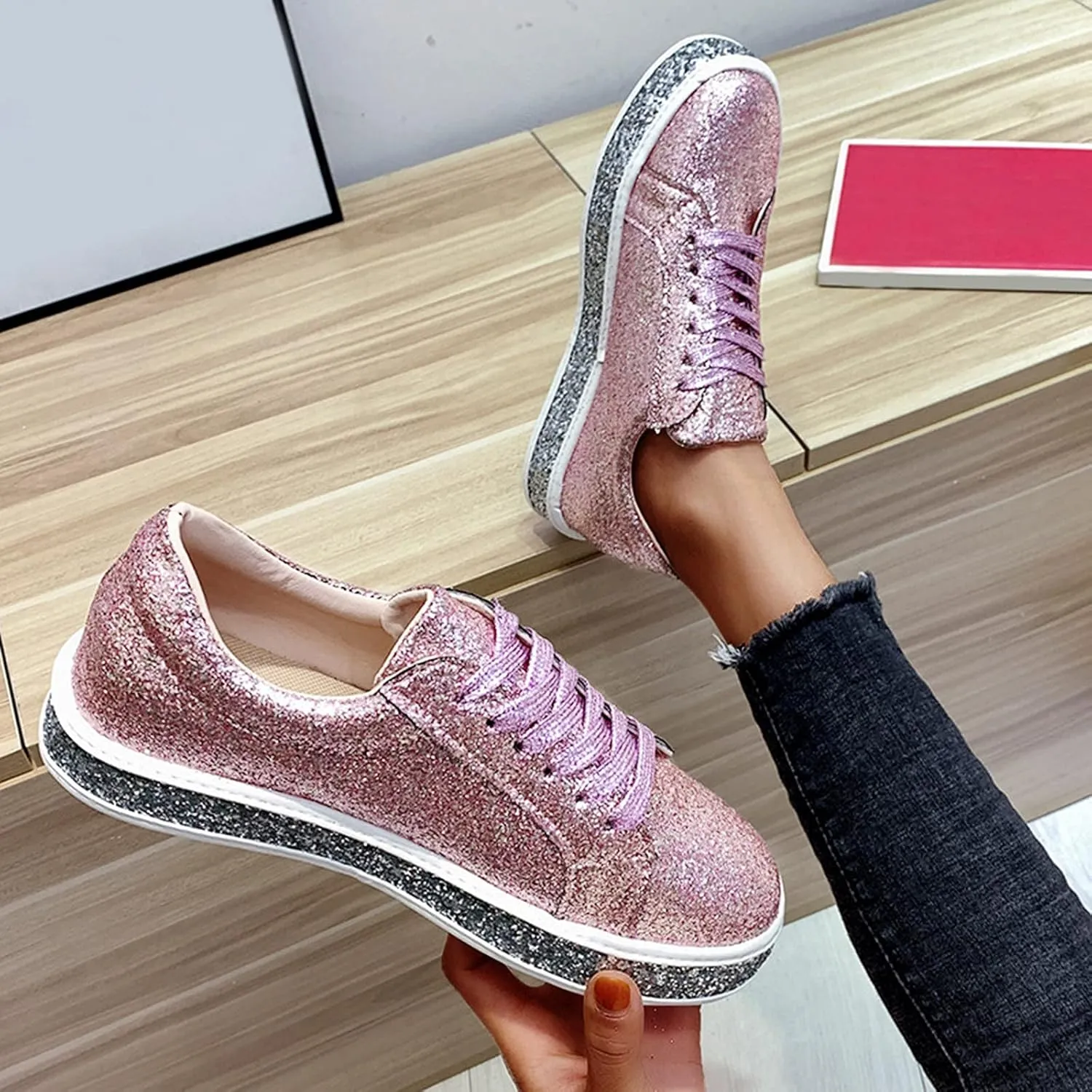 Plantar Fasciitis Walking Shoes Women Slip Ons Brown and Black Slip On Sneakers Women Women Slip On Shoes Wide High Top Sneakers for Women Zapatos para Pies Con Juanetes De Mujer