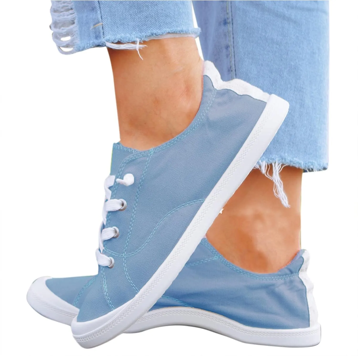 Platform Sneakers for Women 6 Wide Comfy Sandals Shoes Women Dressy Cute Wide Toe Box Canvas Shoes Women Running Shoes for Women Black Zapatos Negros De Tacon Con Plataforma para Mujer